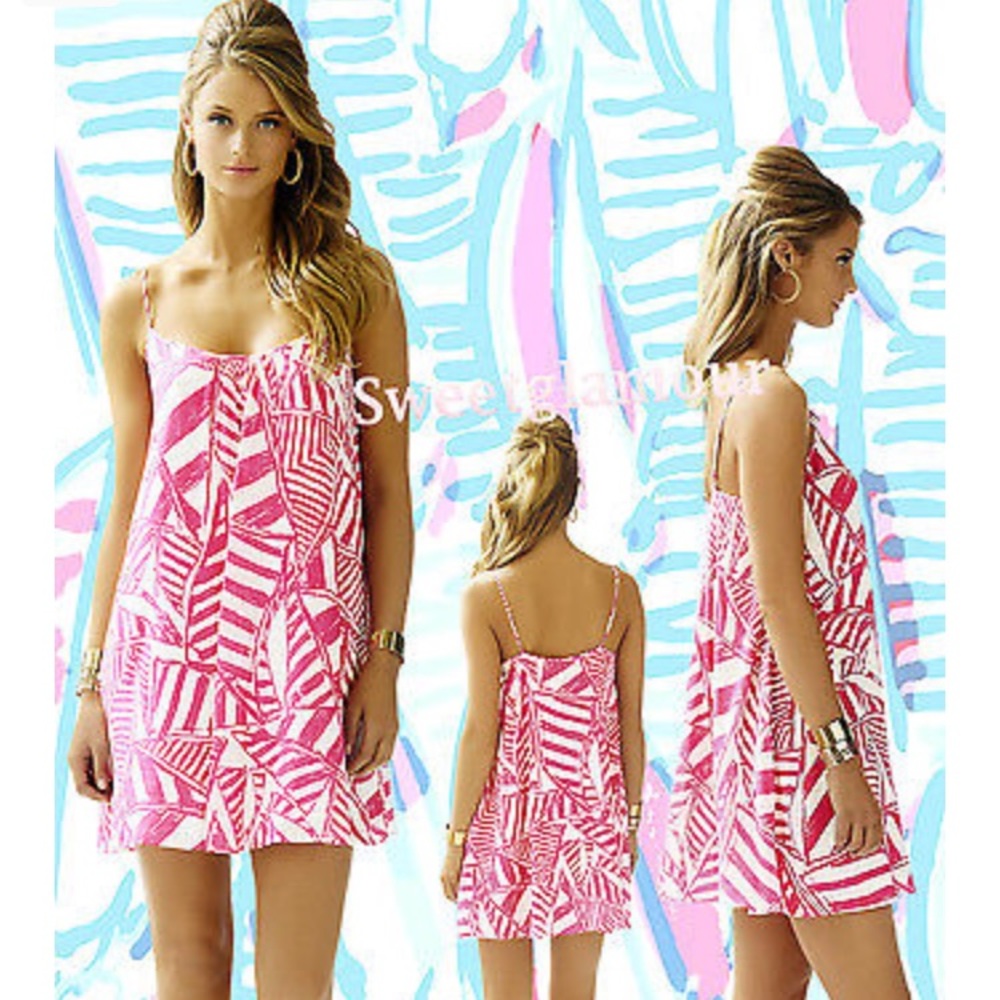 Lilly Pulitzer sailboat print swing dress